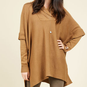 Modcloth Better Latte Than Never Sweater Pecan S
